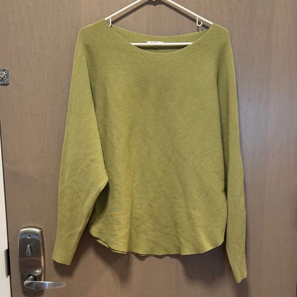 Vila Milano XL Elegant Olive Sweater - Picture 1 of 13